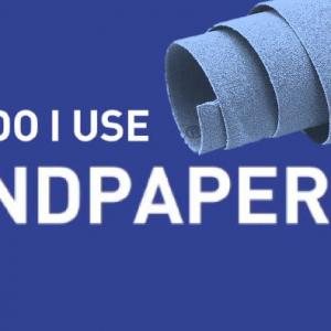 How to use sandpaper?