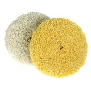 Wool buffing pad